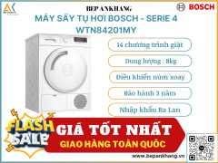 Máy sấy tụ hơi Bosch 8kg WTN84201MY - serie 4